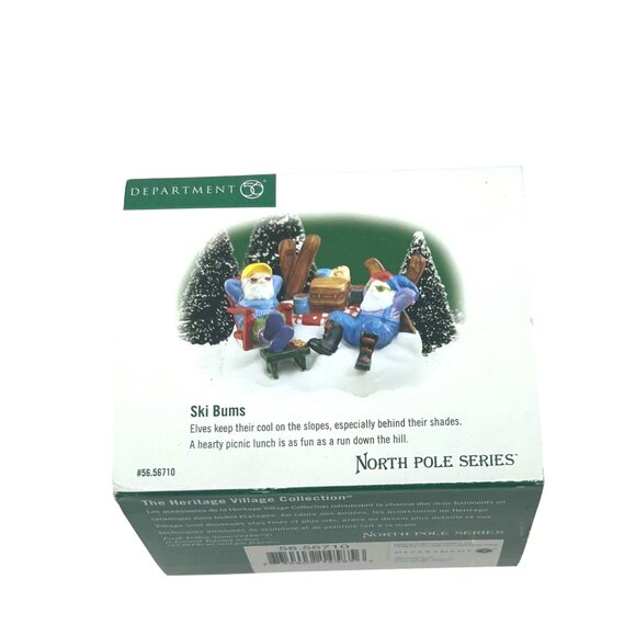 Department 56 - North Pole Series -  "Ski Bums" - Vintage from 1999 - Picture 6 of 9